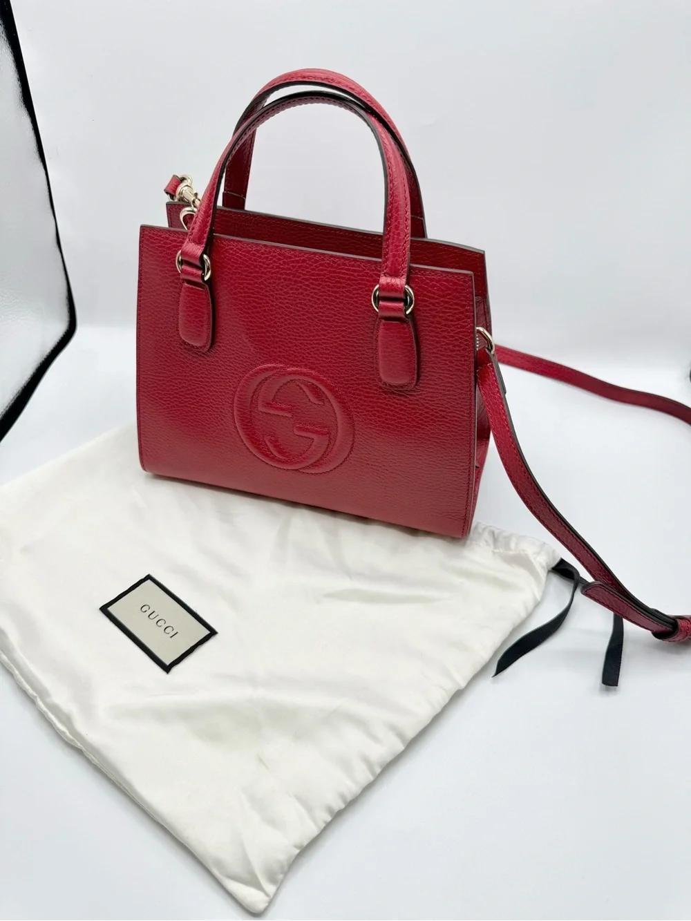 Gucci dollar calfskin